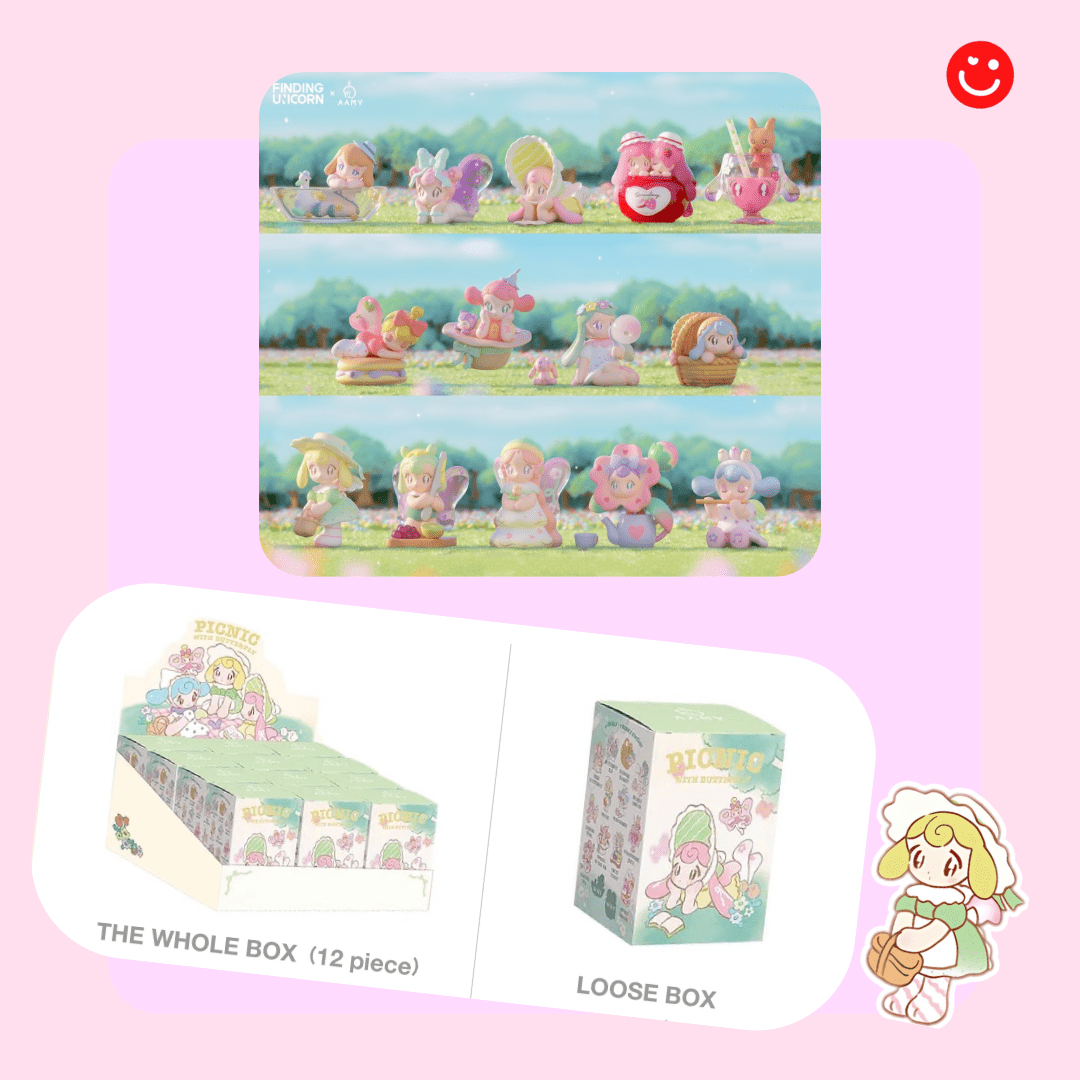 AAMY × FINDING UNICORN Picnic with Butterfly