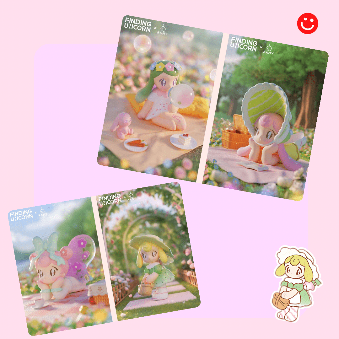 AAMY × FINDING UNICORN Picnic with Butterfly