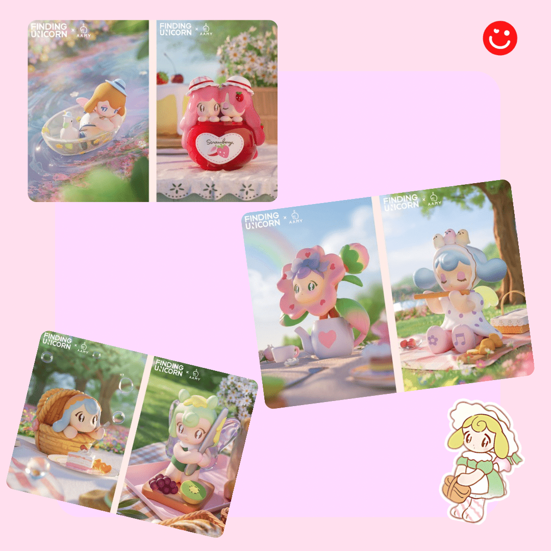 AAMY × FINDING UNICORN Picnic with Butterfly