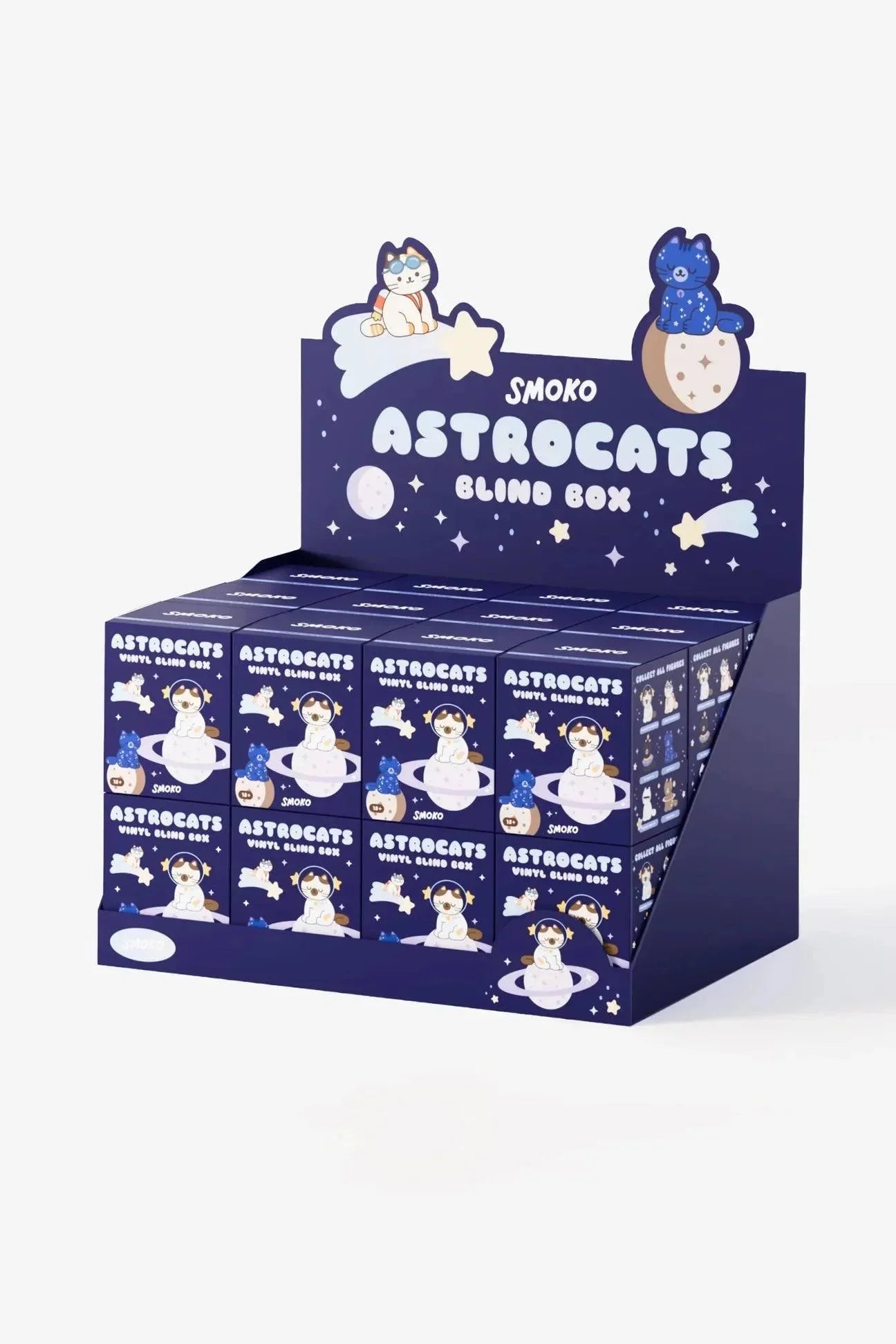 SMOKO Astro Cats Glow-in-the-Dark Figure Blind Box