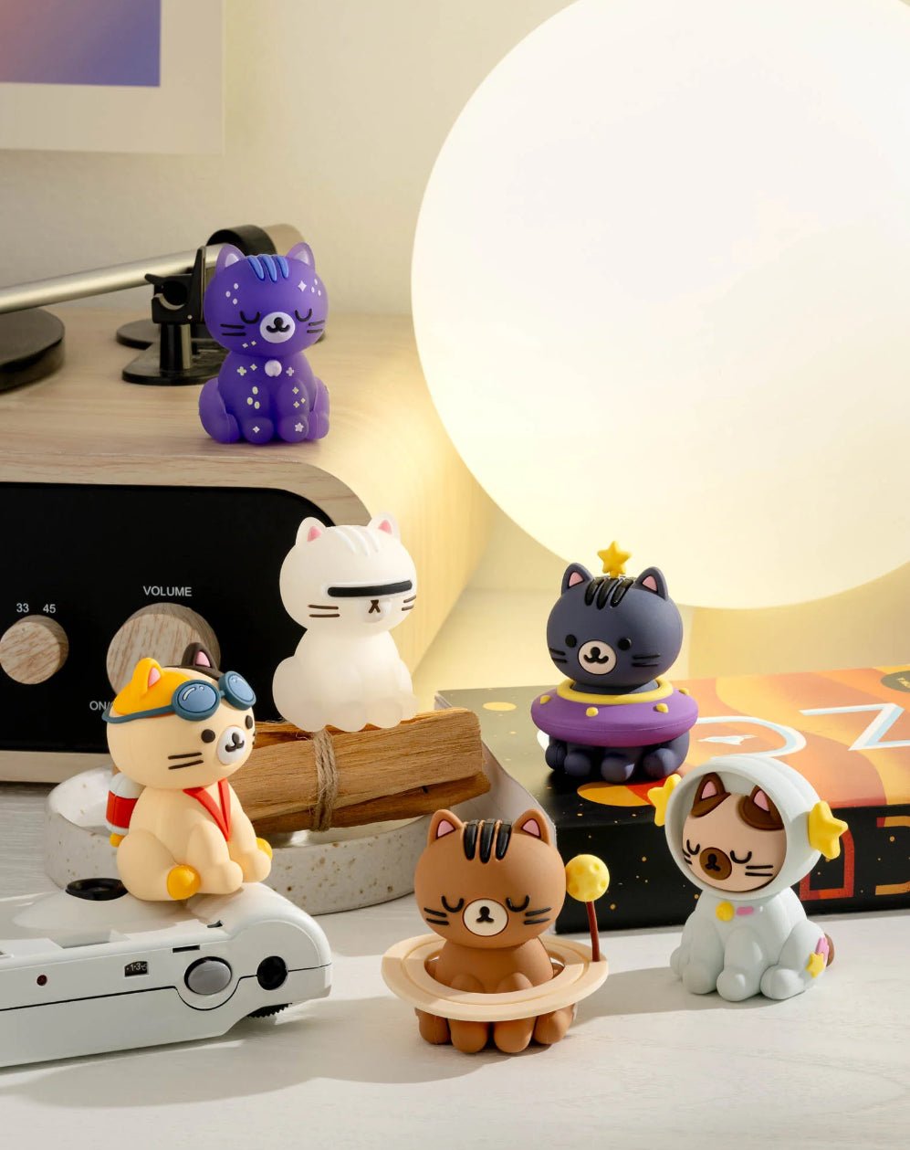 SMOKO Astro Cats Glow-in-the-Dark Figure Blind Box