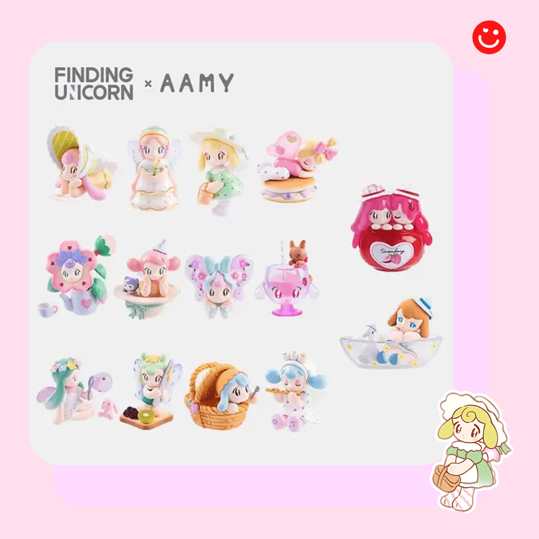 AAMY × FINDING UNICORN Picnic with Butterfly