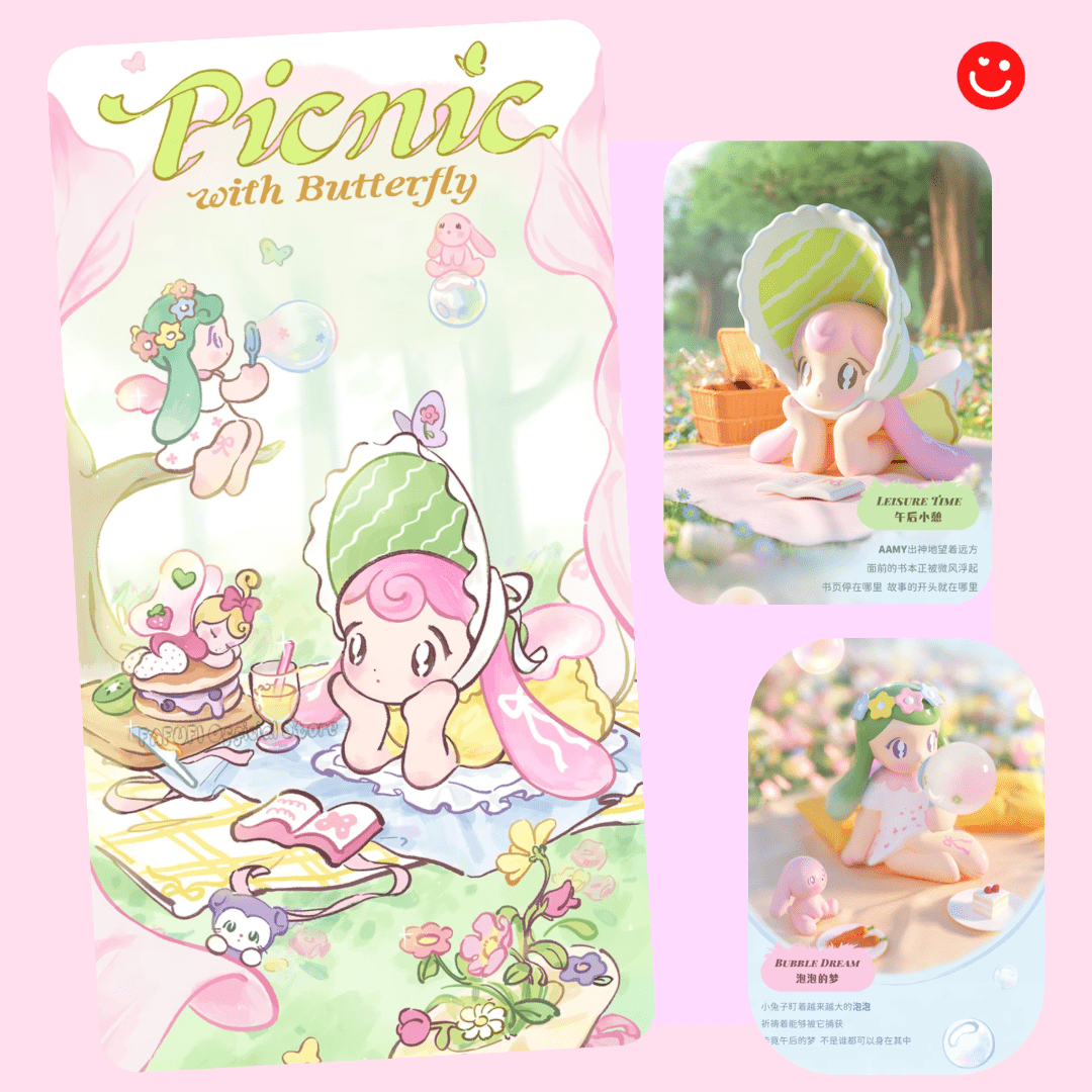 AAMY × FINDING UNICORN Picnic with Butterfly