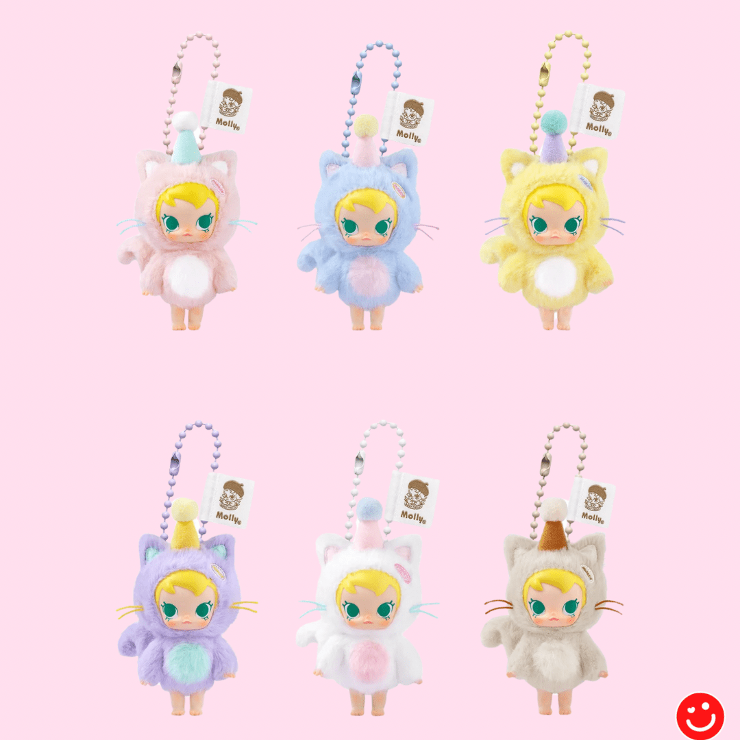Pop Mart Baby Molly Pocket Friends Series Vinyl Plush Pendant Blind Box