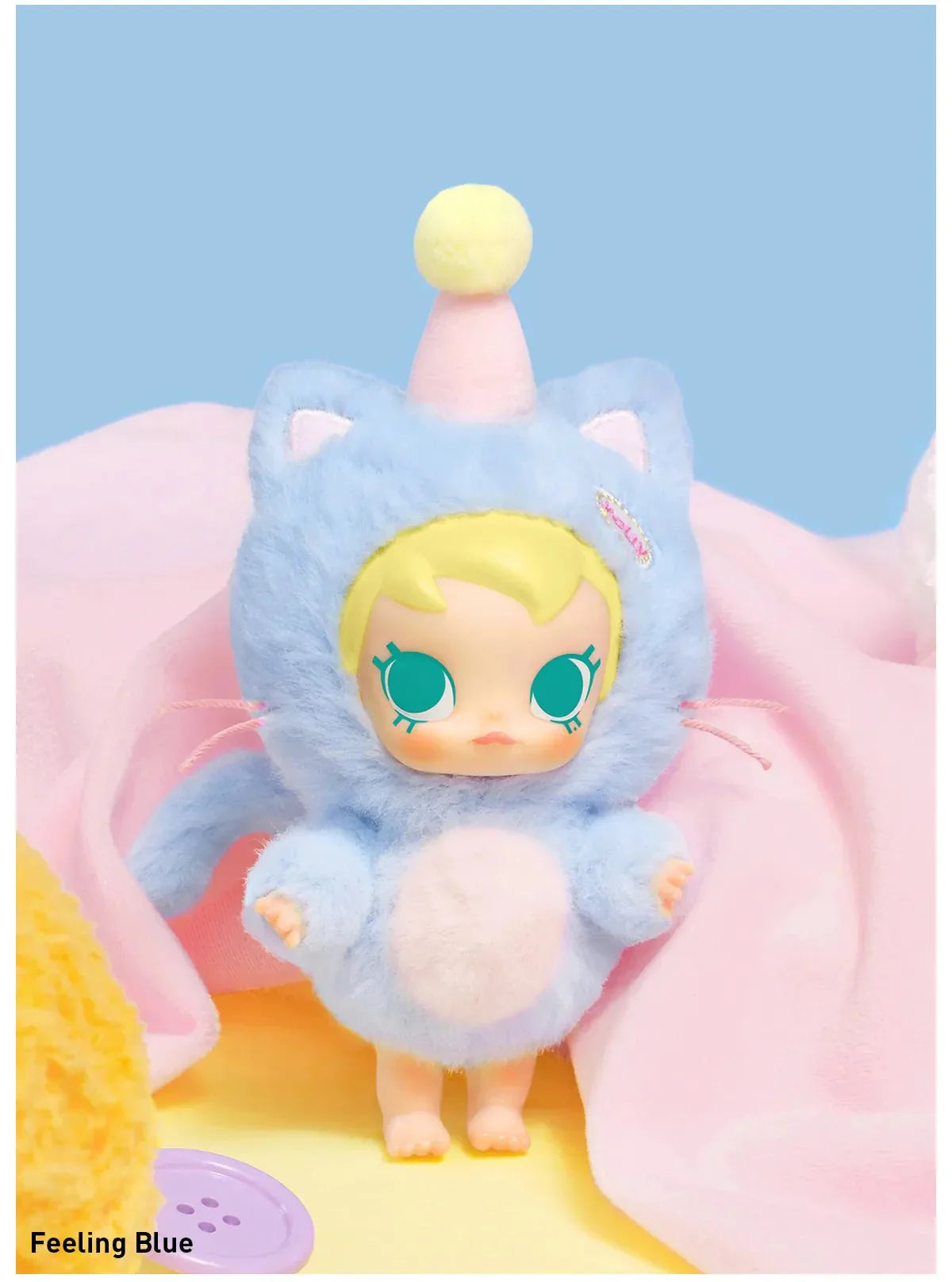 Pop Mart Baby Molly Pocket Friends Series Vinyl Plush Pendant Blind Box