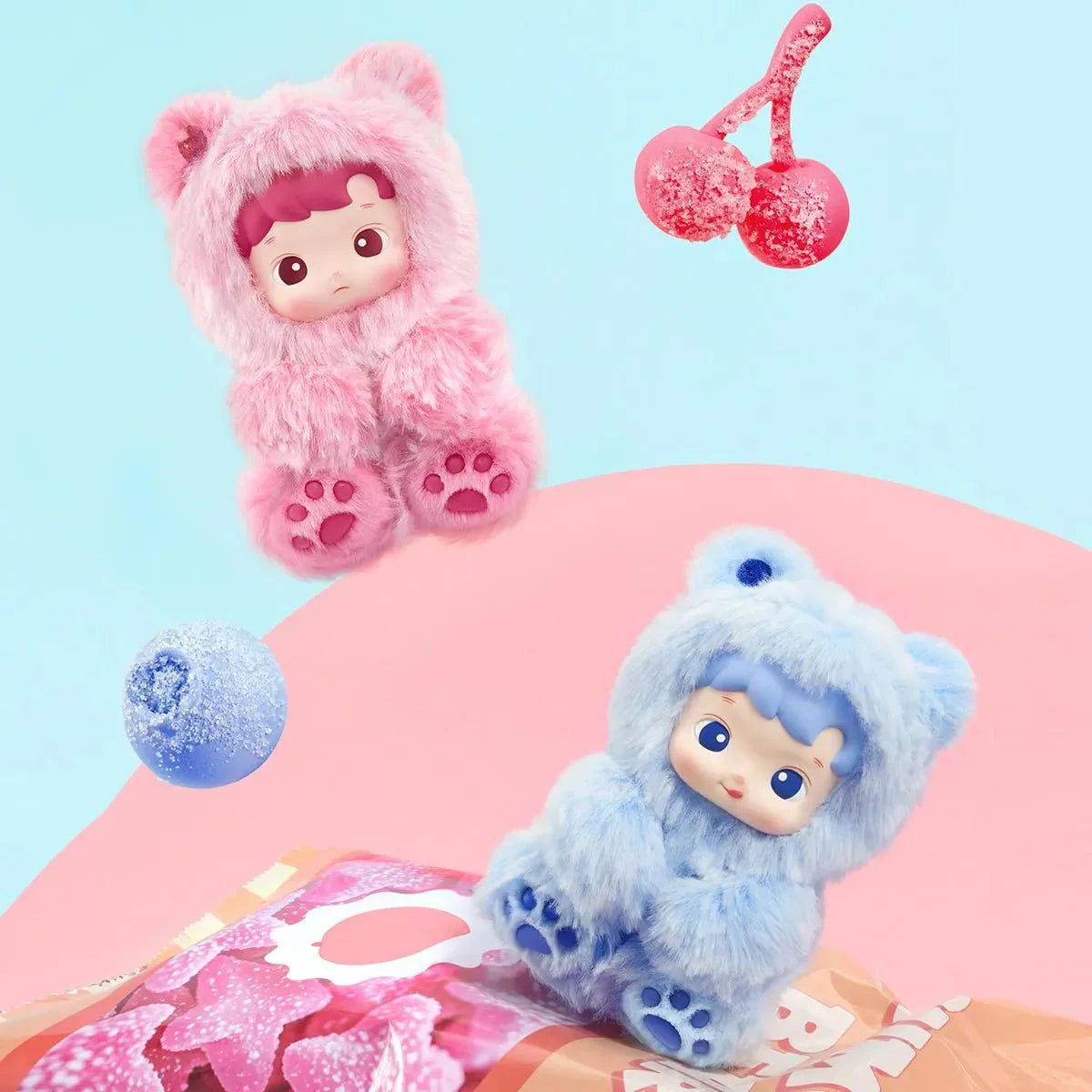 Pop Mart Haci Pupu Gummy Bear Series Vinyl Plush Pendant Blind Box