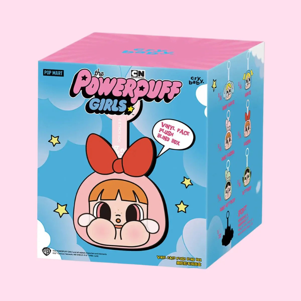 Pop Mart CRYBABY × Powerpuff Girls Series-Vinyl Face Plush Blind Box