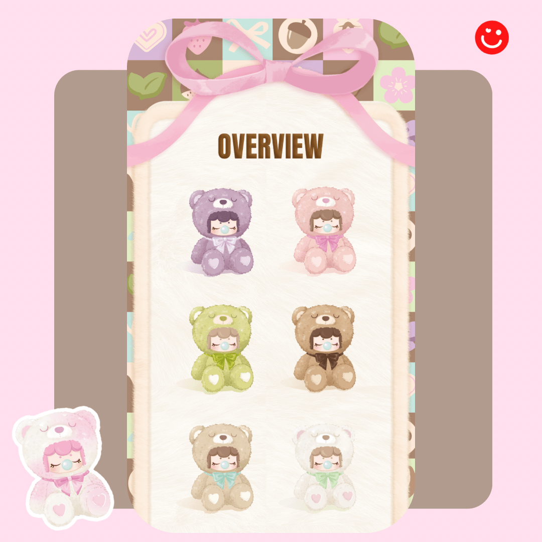 Rolife Nanci Colorful Chocolate Cutie Bears Blind Box