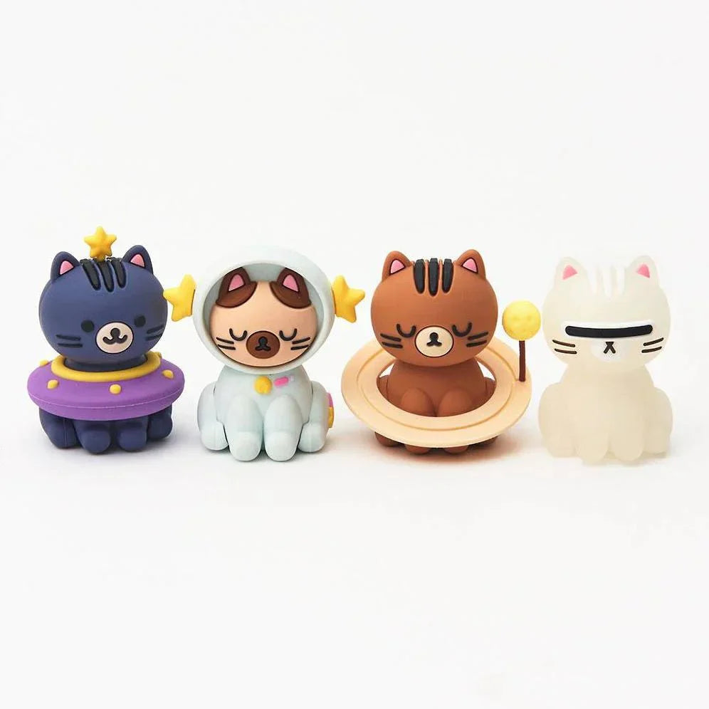 SMOKO Astro Cats Glow-in-the-Dark Figure Blind Box