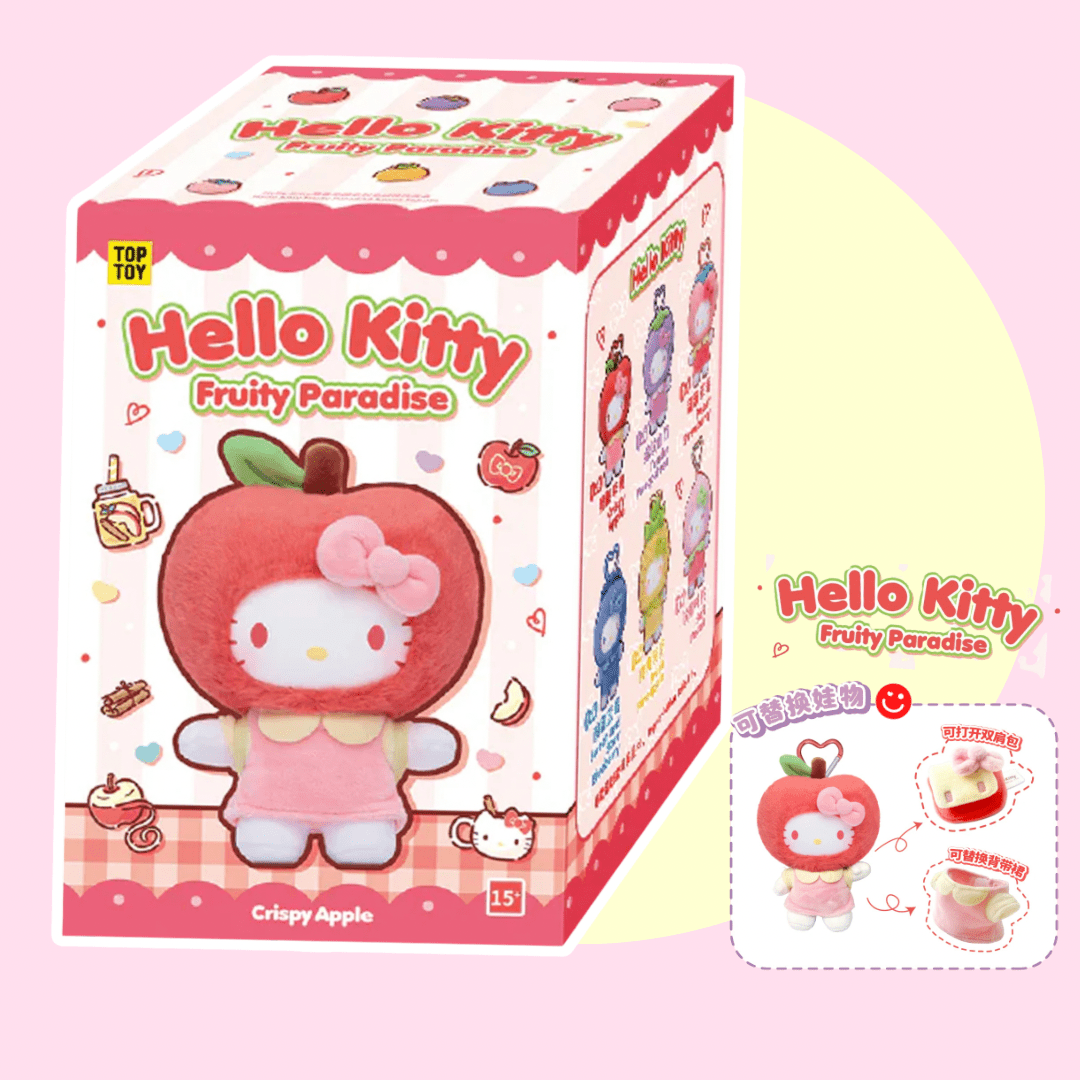 Top Toy Hello Kitty Fruity Paradise Series Plush Pendant Blind Box